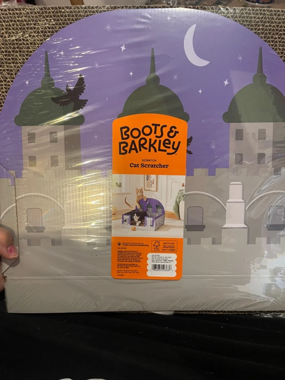Boots & Barkley Castle-Themed Cat Scratcher
